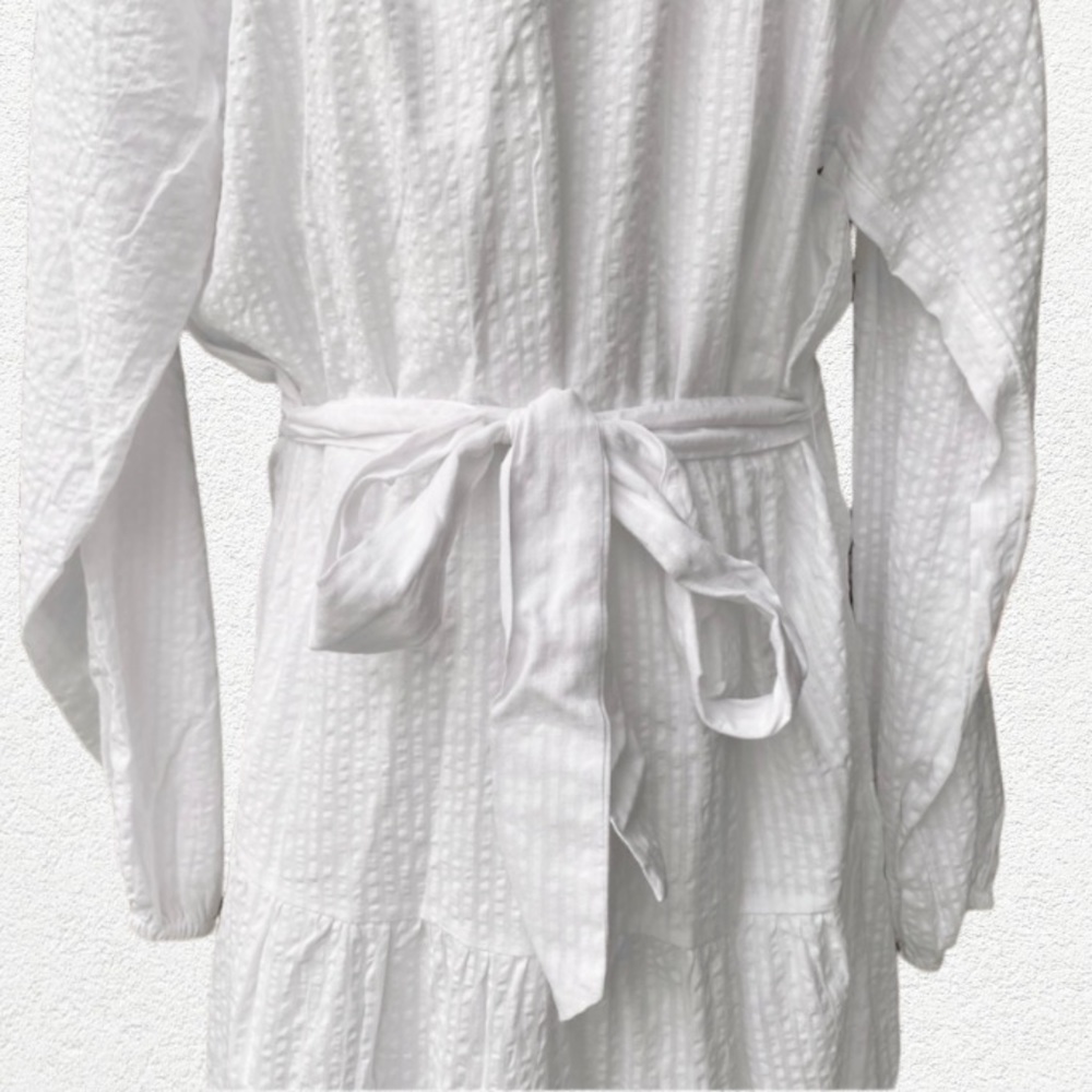 Evereve Roan + Ryan Josephine Tiered Long Sleeve Maxi Dress Size Small - Picture 8 of 11